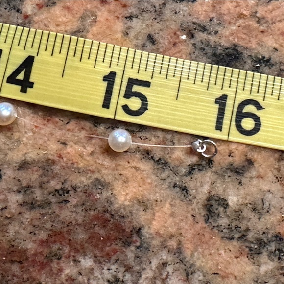 16” Honora cultured “floating” pearl necklace. - Picture 5 of 7